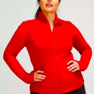 Like New EUC Lululemon Red Define Jacket Size 10